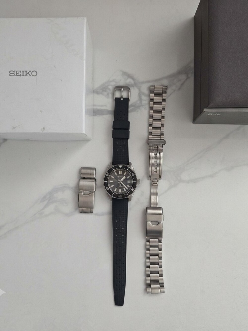 Seiko Prospex SBDC101 JDM Diver Watch Box Papers MM300 Clasp + Tropic Strap